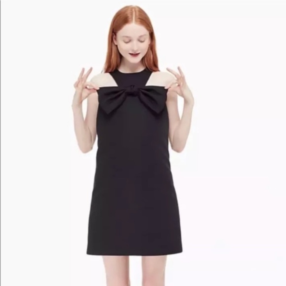 Kate Spade Black Bow Shift Dress